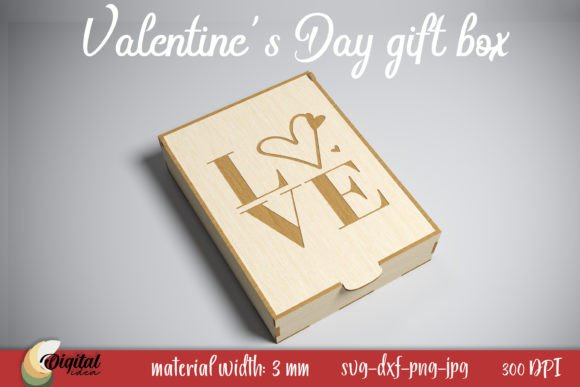Download Love SVG. 3D Valentine's Day Gift Box - Love svg Collection