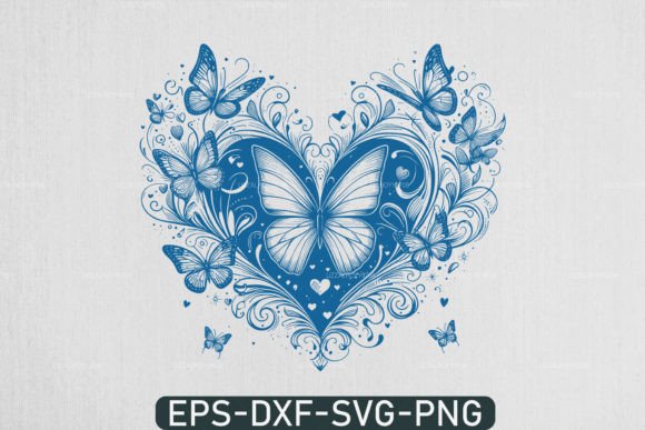 Download Sparkly Heart Butterfly Svg, Love Svg - Premium Bundle